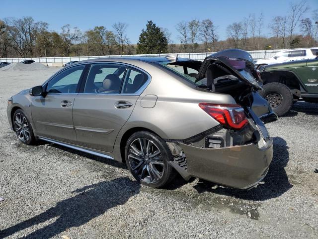 JH4KC2F98KC000152 - 2019 ACURA RLX SPORT HYBRID ADVANCE BROWN photo 2