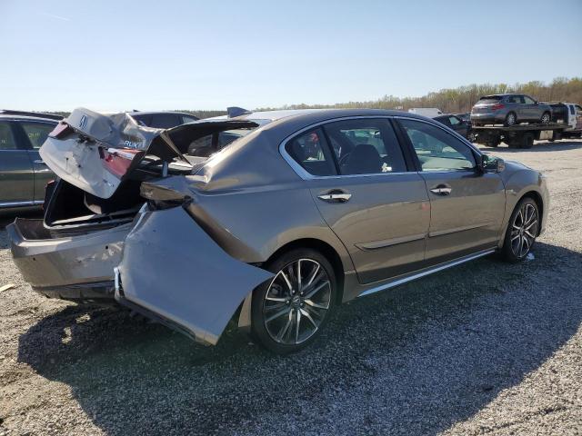 JH4KC2F98KC000152 - 2019 ACURA RLX SPORT HYBRID ADVANCE BROWN photo 3