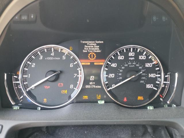 JH4KC2F98KC000152 - 2019 ACURA RLX SPORT HYBRID ADVANCE BROWN photo 9