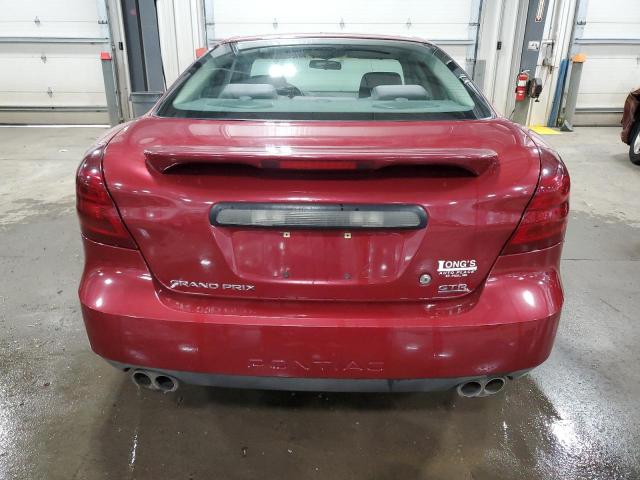 2G2WR524741342766 - 2004 PONTIAC GRAND PRIX GTP MAROON photo 6