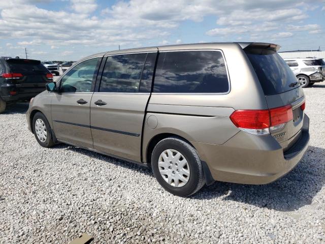 5FNRL382X9B060369 - 2009 HONDA ODYSSEY LX TAN photo 2