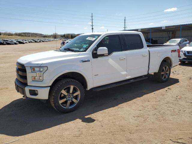 1FTFW1EGXFKE09849 - 2015 FORD F150 SUPERCREW WHITE photo 1