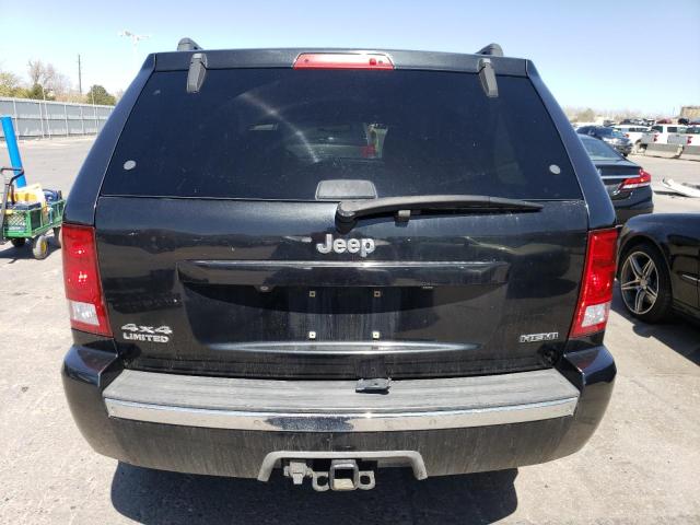 1J8HR58208C242074 - 2008 JEEP GRAND CHER LIMITED BLACK photo 6