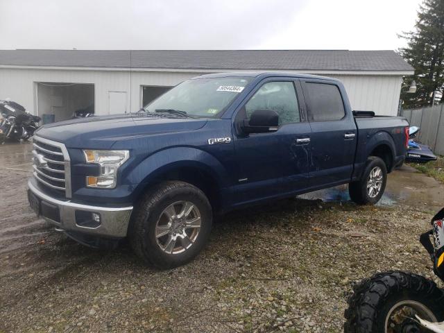 1FTEW1EPXFKE77774 - 2015 FORD F150 SUPERCREW BLUE photo 1