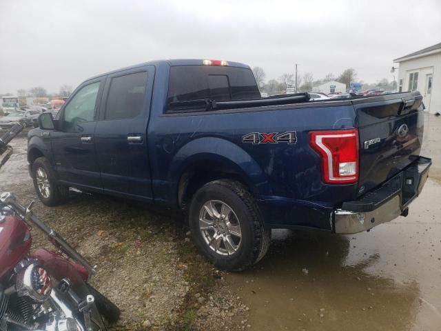 1FTEW1EPXFKE77774 - 2015 FORD F150 SUPERCREW BLUE photo 2