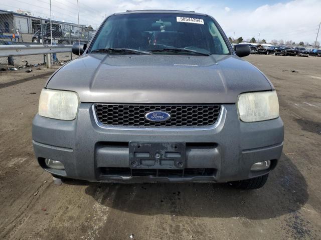 1FMYU93133KC06109 - 2003 FORD ESCAPE XLT GRAY photo 5