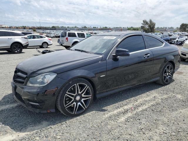 WDDGJ4HB7DF995314 - 2013 MERCEDES-BENZ C 250 BLACK photo 1