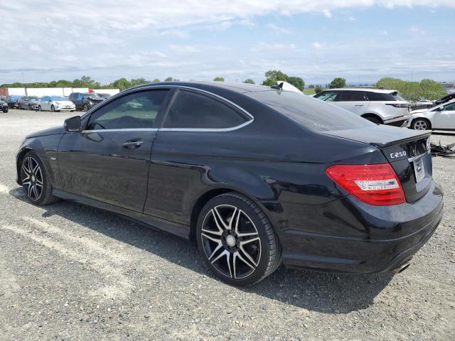 WDDGJ4HB7DF995314 - 2013 MERCEDES-BENZ C 250 BLACK photo 2