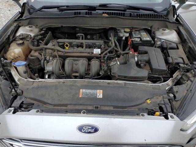 1FA6P0H70E5353376 - 2014 FORD FUSION SE SILVER photo 11