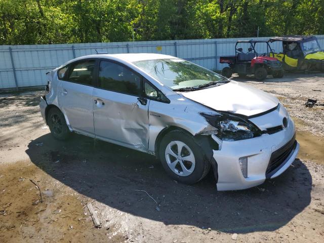 JTDKN3DU6C5455516 - 2012 TOYOTA PRIUS SILVER photo 4