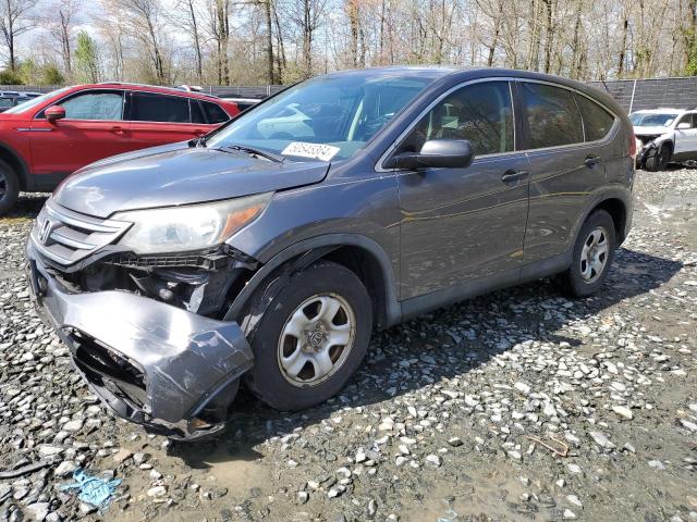 3CZRM3H33EG704766 - 2014 HONDA CR-V LX GRAY photo 1