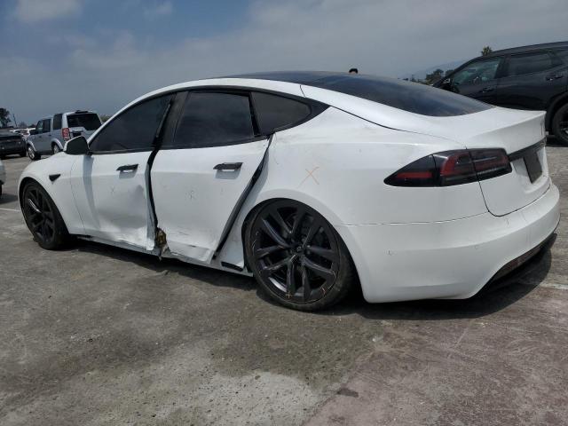 5YJSA1E53NF484027 - 2022 TESLA MODEL S 白色 照片 2