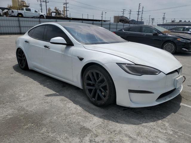 5YJSA1E53NF484027 - 2022 TESLA MODEL S 白色 照片 4