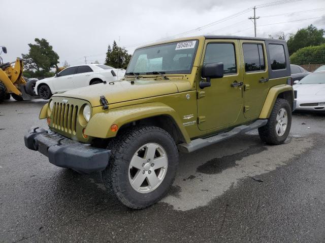 1J8GA59157L145444 - 2007 JEEP WRANGLER SAHARA GREEN photo 1