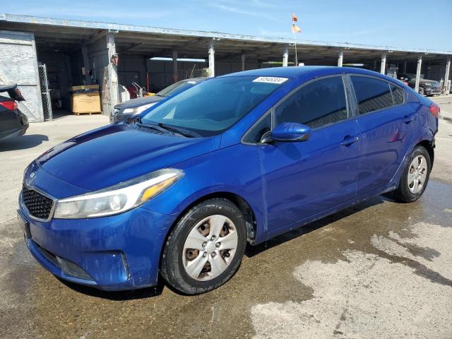 3KPFK4A79HE046534 - 2017 KIA FORTE LX BLUE photo 1