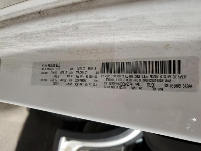 3C6TRVNG1GE106570 - 2016 RAM PROMASTER 1500 STANDARD Ağ foto 13