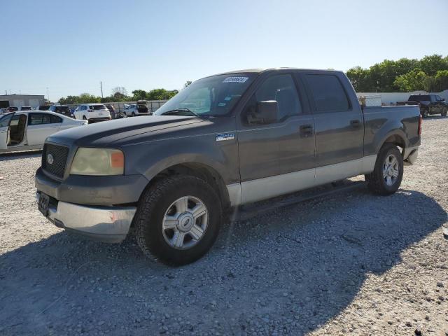 1FTRW12W44KB77402 - 2004 FORD F150 SUPERCREW GRAY photo 1