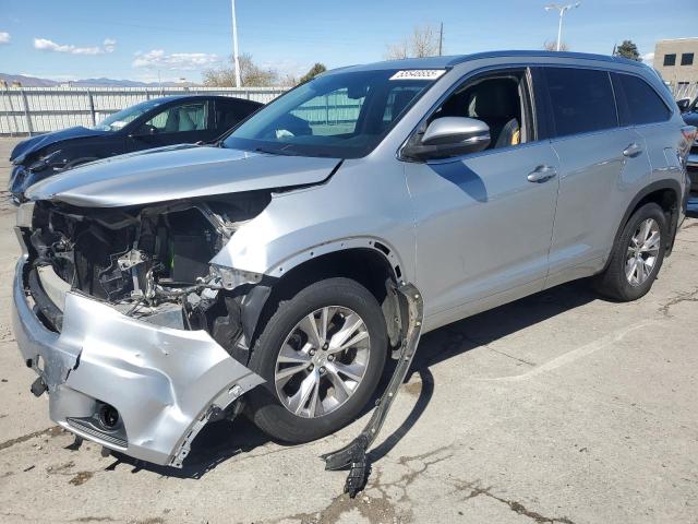 5TDJKRFH8ES029640 - 2014 TOYOTA HIGHLANDER XLE 银色 照片 1