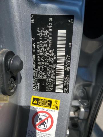 5TDJKRFH8ES029640 - 2014 TOYOTA HIGHLANDER XLE 银色 照片 14