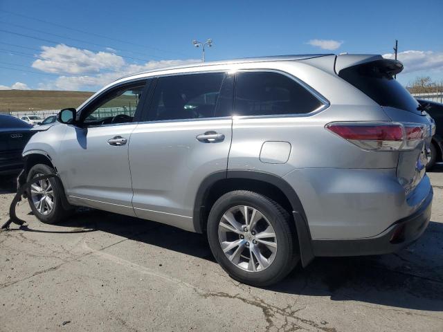 5TDJKRFH8ES029640 - 2014 TOYOTA HIGHLANDER XLE 银色 照片 2