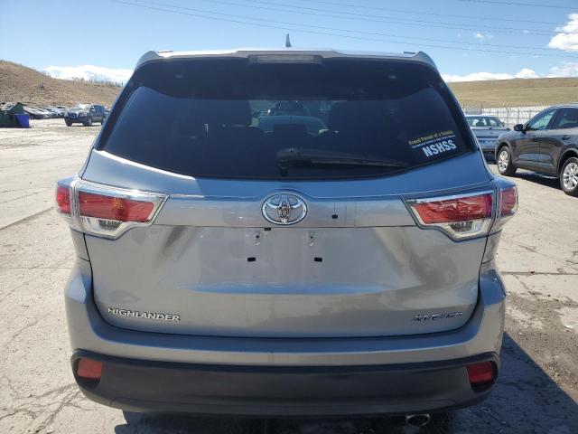 5TDJKRFH8ES029640 - 2014 TOYOTA HIGHLANDER XLE 银色 照片 6
