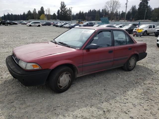 JT2AE94A1M3472931 - 1991 TOYOTA COROLLA DLX RED photo 1