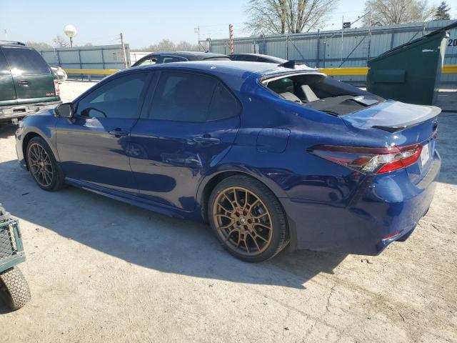 4T1T11BKXPU102886 - 2023 TOYOTA CAMRY SE NIGHT SHADE BLUE photo 2