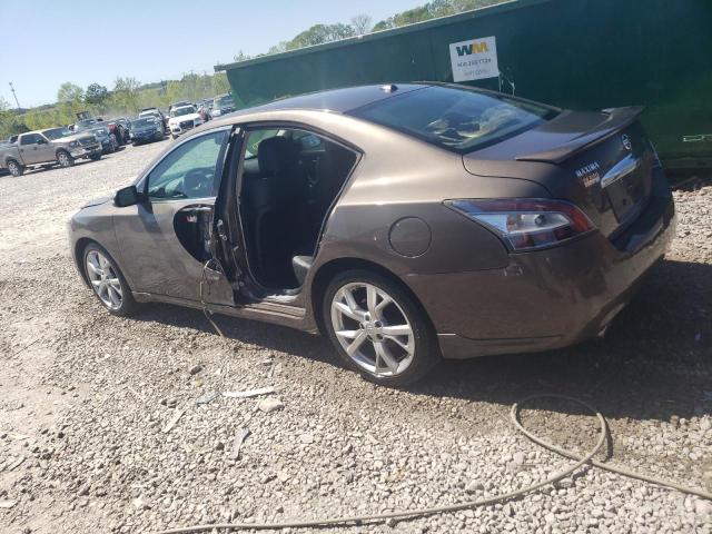 1N4AA5AP7CC813743 - 2012 NISSAN MAXIMA S BROWN photo 2