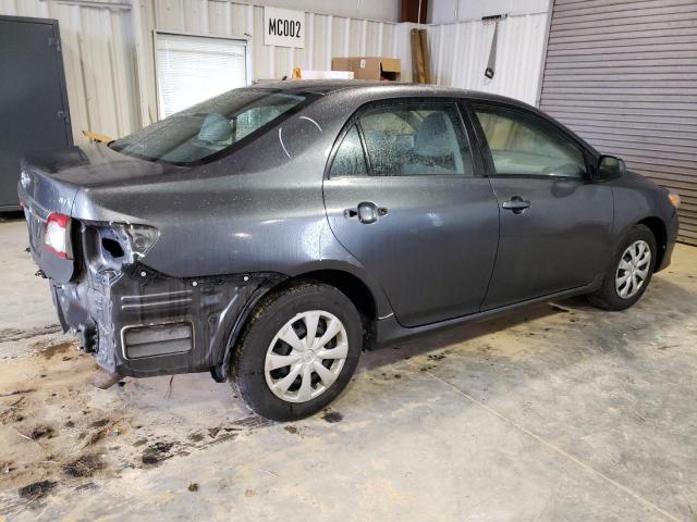 2T1BU4EE5BC752990 - 2011 TOYOTA COROLLA LE BASE GRAY photo 3