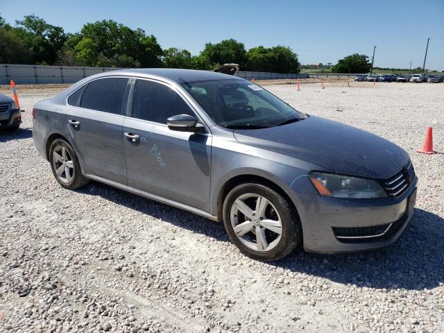 1VWBP7A3XDC089163 - 2013 VOLKSWAGEN PASSAT SE ნაცრისფერი ფოტო 4