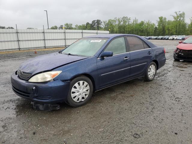 4T1BE32K12U554570 - 2002 TOYOTA CAMRY LE BLUE photo 1