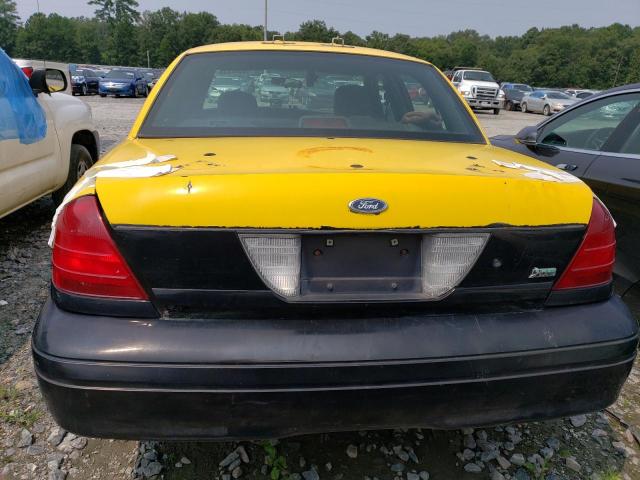 2FAHP71V89X104208 - 2011 FORD CROWN VICT POLICE INTERCEPTOR YELLOW photo 6