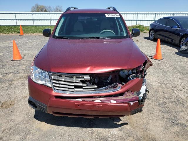 JF2SH6BC8AH780717 - 2010 SUBARU FORESTER XS Bordo foto 5