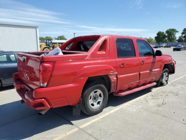 3GNEC13T32G129381 - 2002 CHEVROLET AVALANCHE C1500 RED photo 3