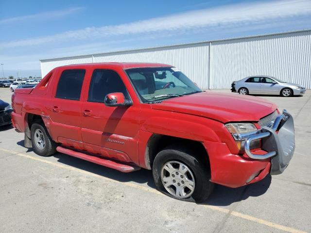 3GNEC13T32G129381 - 2002 CHEVROLET AVALANCHE C1500 RED photo 4