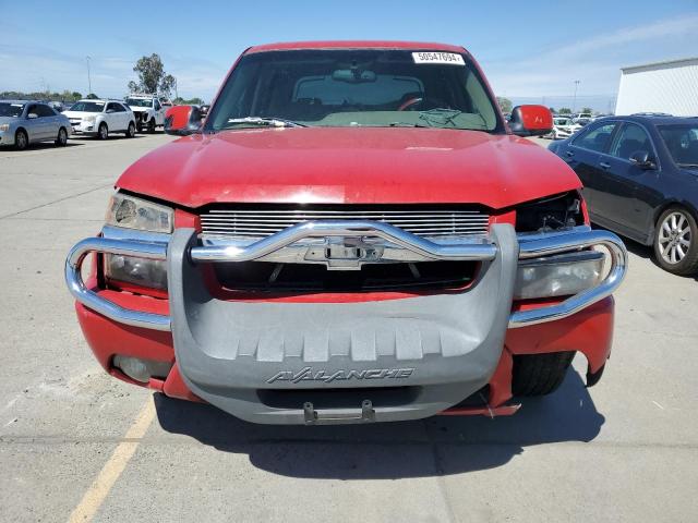 3GNEC13T32G129381 - 2002 CHEVROLET AVALANCHE C1500 RED photo 5