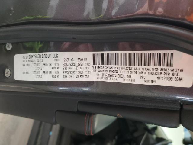 1C4PJMBS6EW188531 - 2014 JEEP CHEROKEE TRAILHAWK GRAY photo 13