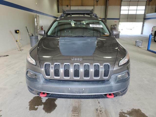 1C4PJMBS6EW188531 - 2014 JEEP CHEROKEE TRAILHAWK GRAY photo 5