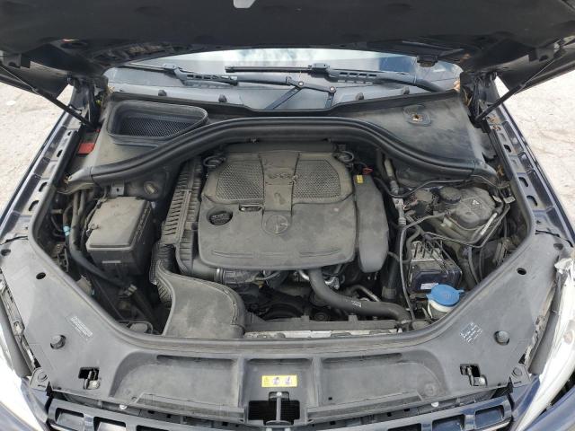 4JGDA5HB9CA022574 - 2012 MERCEDES-BENZ ML 350 4MATIC BLUE photo 11