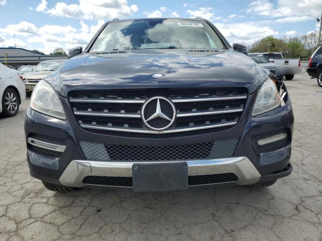 4JGDA5HB9CA022574 - 2012 MERCEDES-BENZ ML 350 4MATIC BLUE photo 5