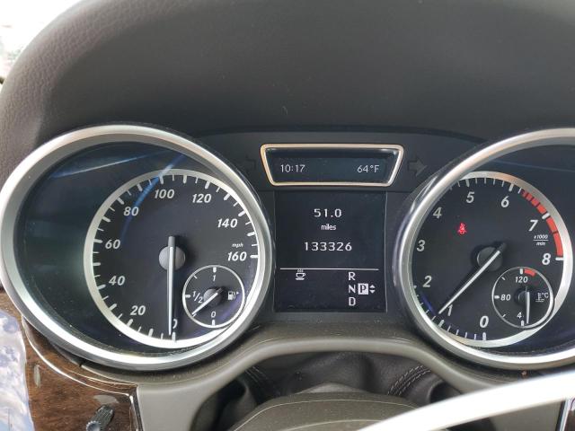 4JGDA5HB9CA022574 - 2012 MERCEDES-BENZ ML 350 4MATIC BLUE photo 9