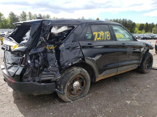 1FM5K8AB7MGA72918 - 2021 FORD EXPLORER POLICE INTERCEPTOR BLACK photo 3
