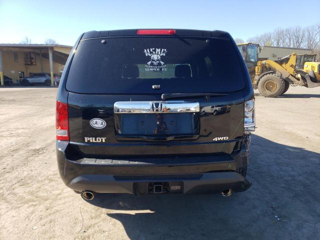 5FNYF4H51DB054472 - 2013 HONDA PILOT EXL BLACK photo 6