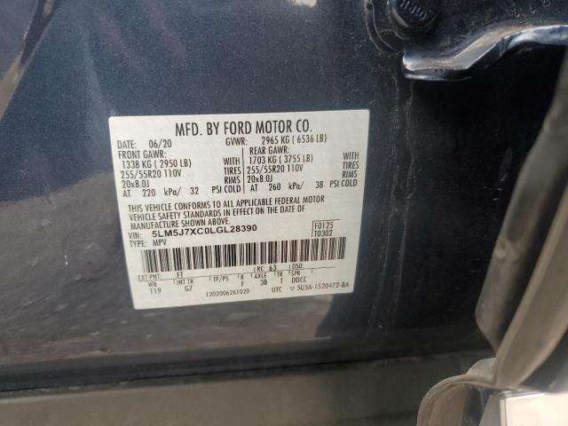 5LM5J7XC0LGL28390 - 2020 LINCOLN AVIATOR RESERVE 蓝色 照片 13