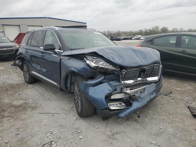 5LM5J7XC0LGL28390 - 2020 LINCOLN AVIATOR RESERVE 蓝色 照片 4