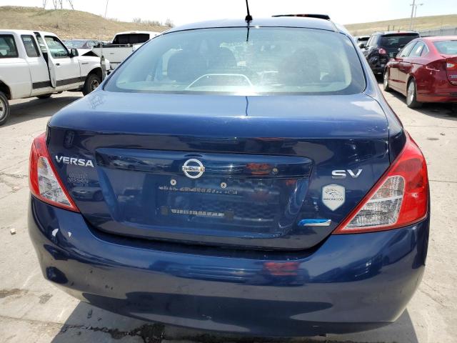 3N1CN7AP1CL913430 - 2012 NISSAN VERSA S BLUE photo 6