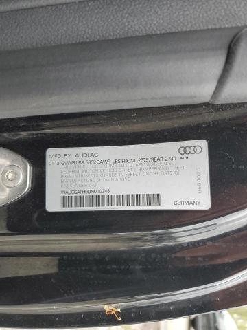 WAUCGAFH9DN010348 - 2013 AUDI S5 PREMIUM PLUS 黑色 照片 13