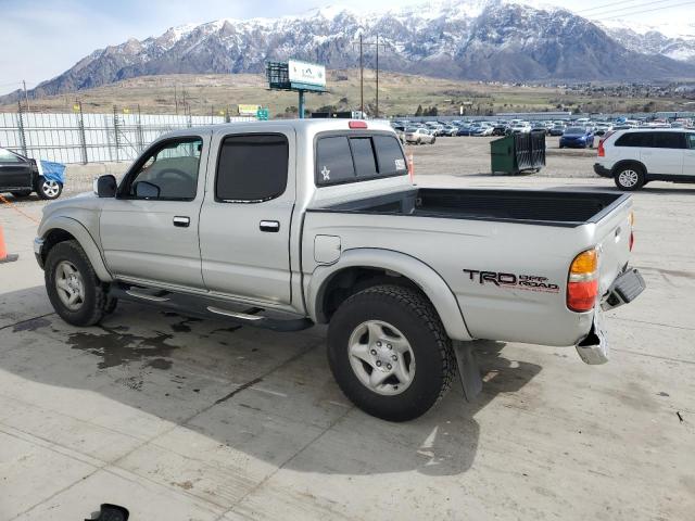 5TEGN92NX3Z158007 - 2003 TOYOTA TACOMA DOUBLE CAB PRERUNNER SILVER photo 2