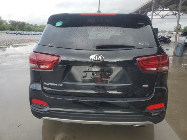 5XYPG4A35KG596262 - 2019 KIA SORENTO L BLACK photo 6