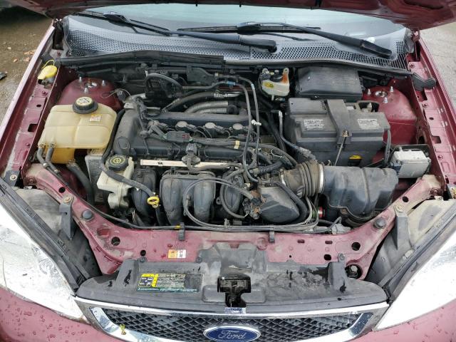 1FAFP34N87W262102 - 2007 FORD FOCUS ZX4 BURGUNDY photo 11